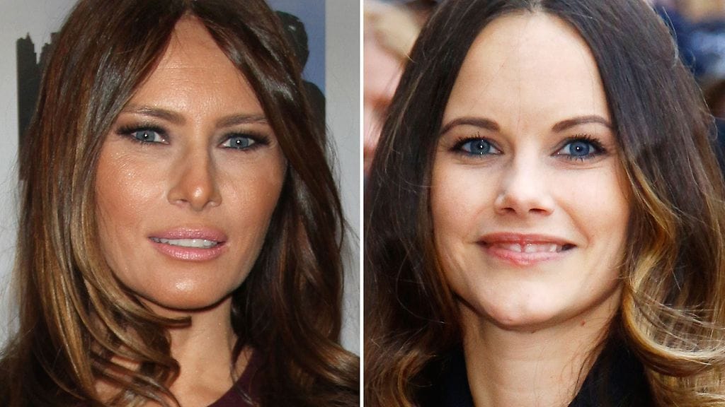Melania Trump ja prinsessa Sofia.