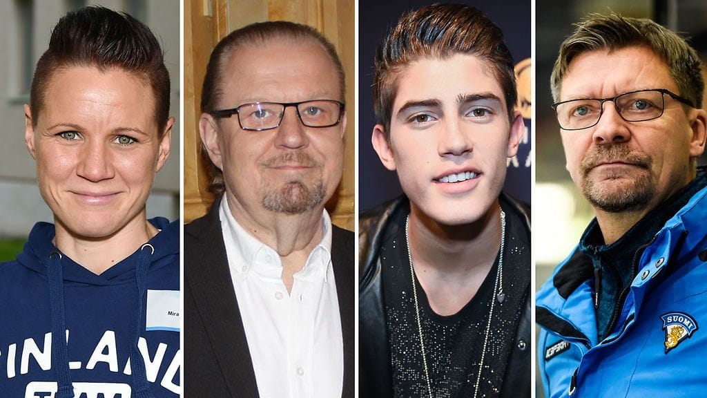 Olympiamitalisti Mira Potkonen, koomikko Jope Ruonansuu, popidoli Robin ja valmentaja Jukka Jalonen ovat kaikki saaneet kutsun Linnan juhliin.