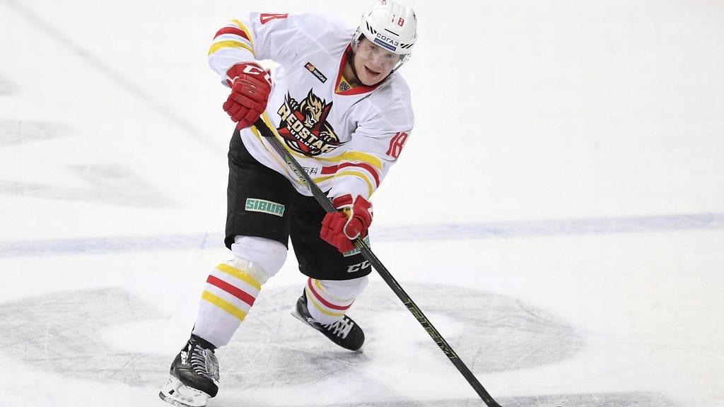 Tuukka Mäntylä laukoi maalin ottelussa Jokereita vastaan.