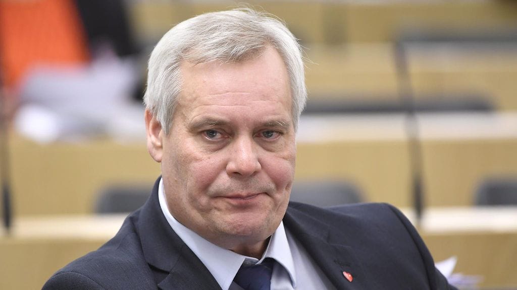SDP:n puheenjohtaja Antti Rinne.