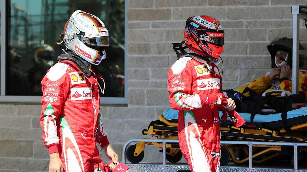 Sebastian Vettel on jäänyt Kimi Räikkösen varjoon loppukauden aika-ajoissa. MM-pisteissä saksalainen on yhdeksän pinnaa edellä.