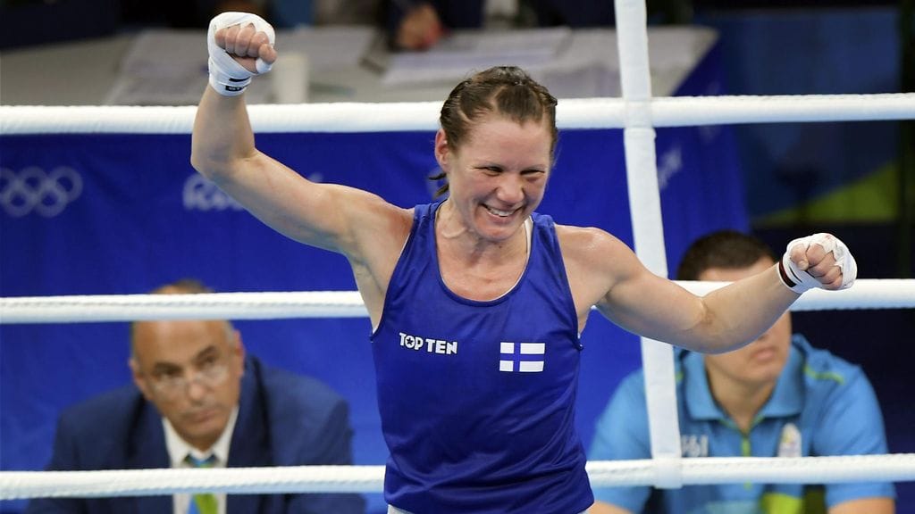 Mira Potkonen Rion olympialaisissa viime elokuussa.