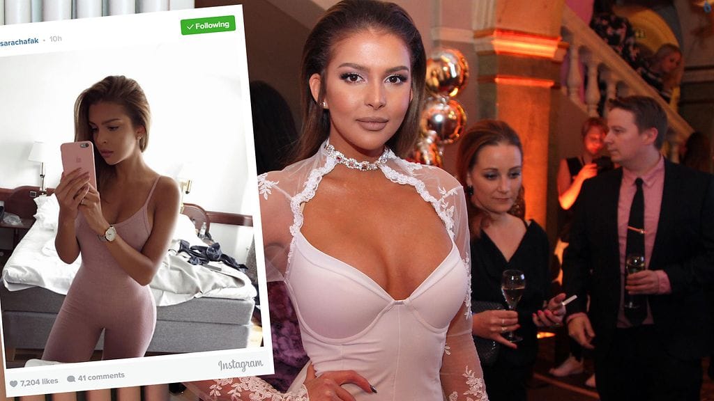 Missi Sara Chafak on nähty tänä syksynä viettelevissä ja tiukoissa haalariasuissa.