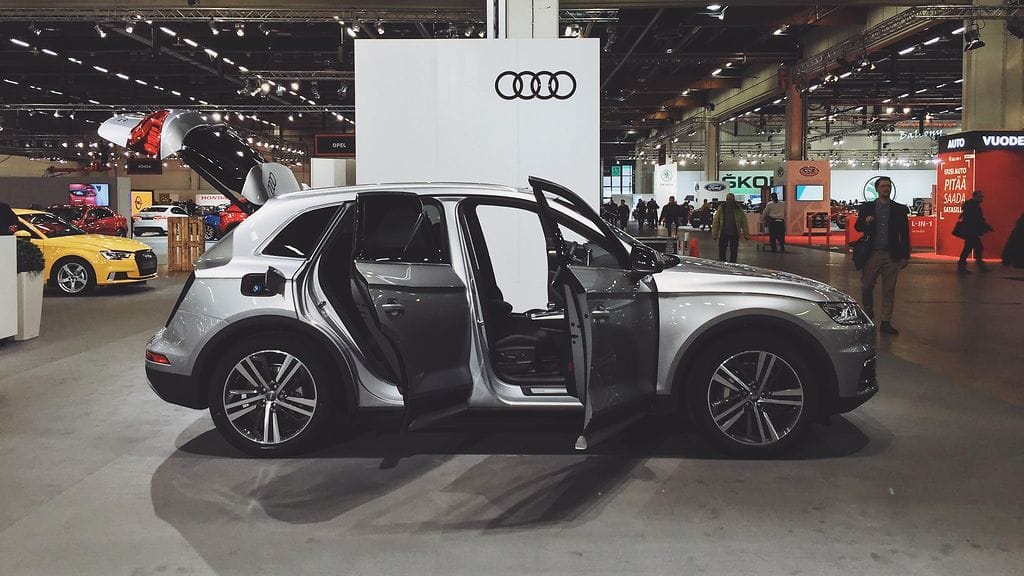 Täysin uusi Audi Q5 on esillä tänä viikonloppuna Helsingin Messukeskuksessa.