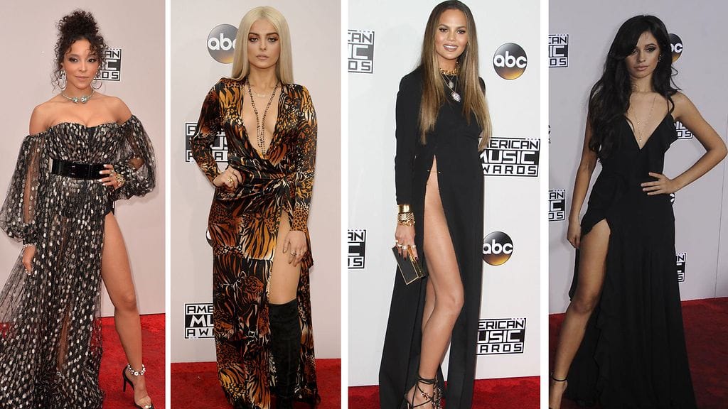 Julkkiskaunottaret vilauttelivat antaumuksella American Music Awards 2016 -gaalassa.