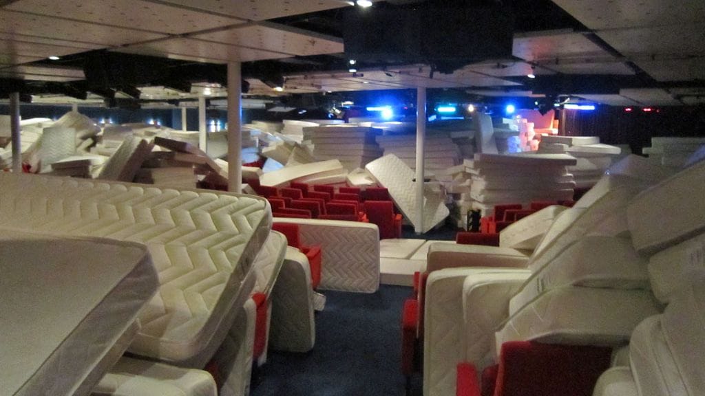 Silja Europa, sisätilojen remppa marraskuu 2016 1