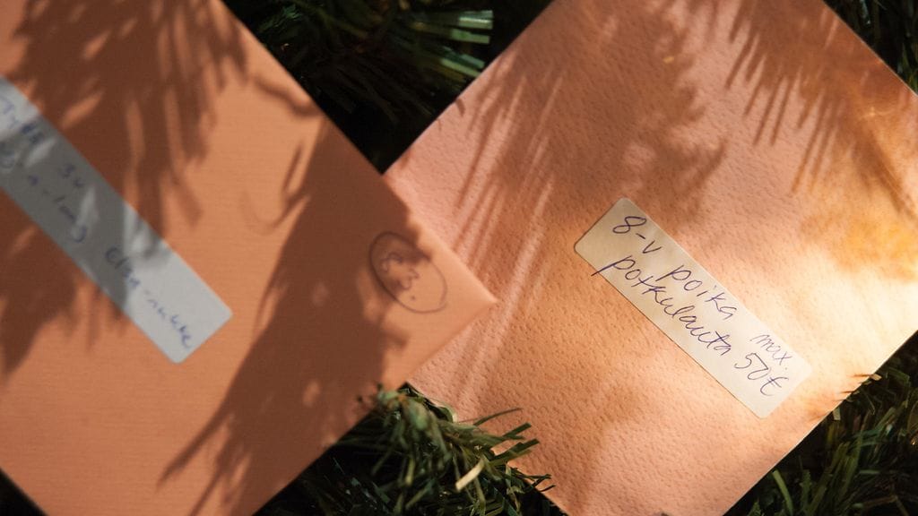 Rakenna Joulupuu -keräys 2016: Pojan joululahjatoive joulupuussa_kuva Mikko T Helminen