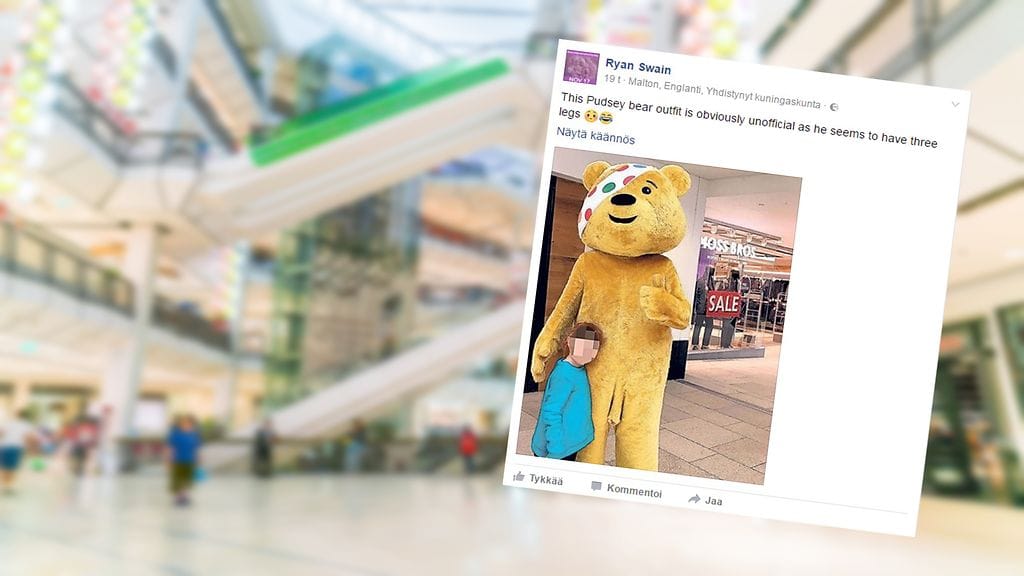 Kauppakeskuksessa sattunut välikohtaus sai äidin ottamaan yhteyttä yleisradioyhtiö BBC:hen.