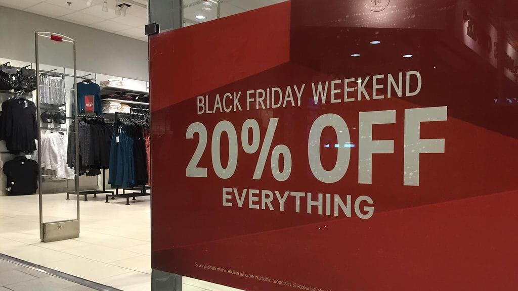 Black Friday Musta perjantai Rita mojo kauppa 5