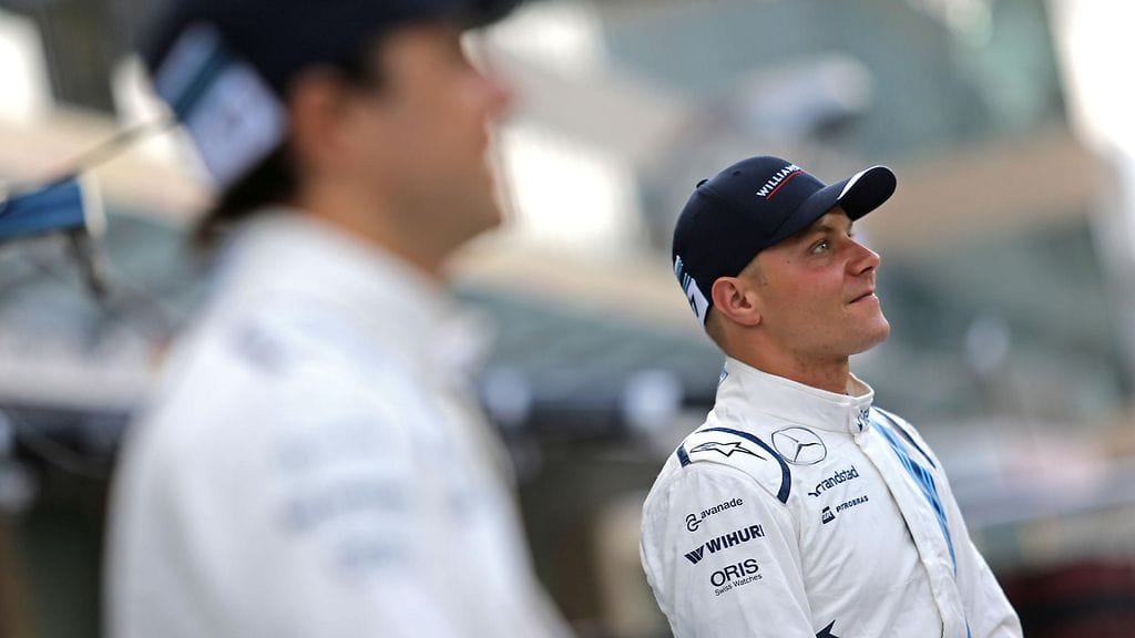 Valtteri Bottas (oik.) on jo ottanut johtoroolin Williamsilta, näkee MTV Sportin F1-selostaja Oskari Saari.