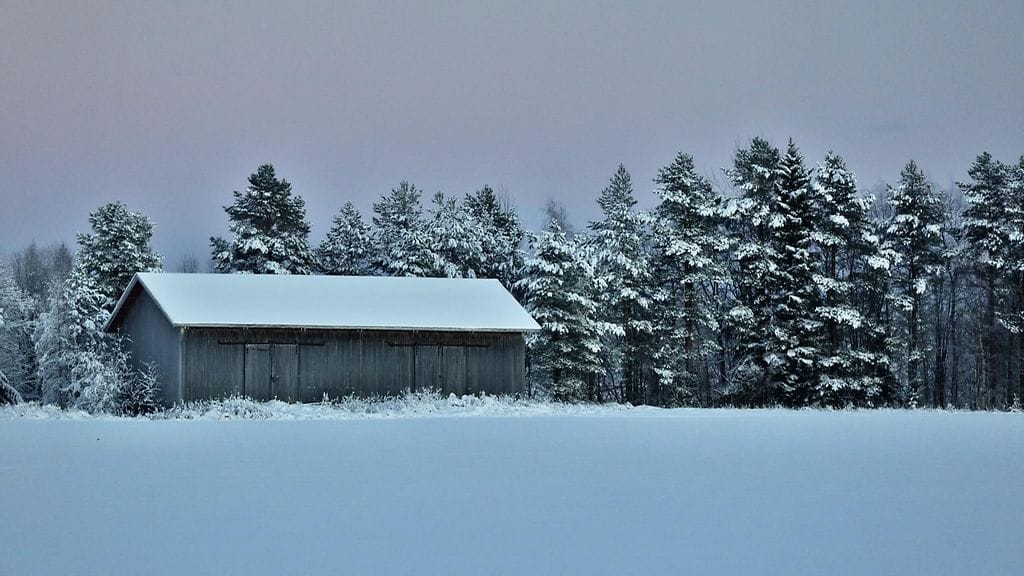 Pekka Hatunen kuvasi Vaalassa uuden lumen ja illan hämärän kauneutta 29.11.2016.