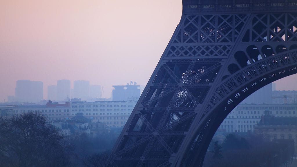 Pariisissa tuuli on ollut heikko ja lämpötilaerot suuria.