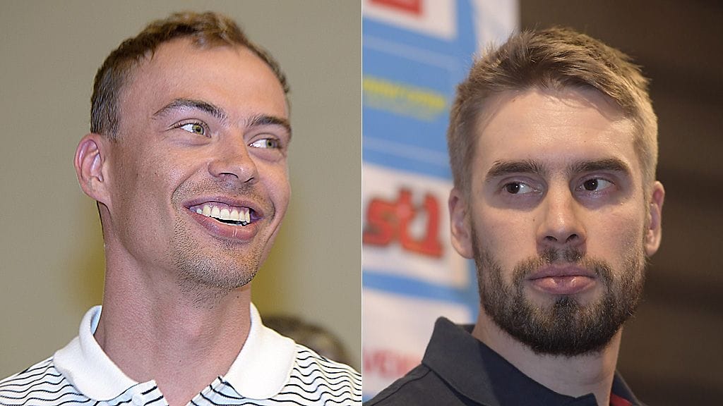 Perttu Hyvärinen ja Lari Lehtonen antavat näyttöjä vapaan hiihtotavan vauhdistaan Lillehammerissa.