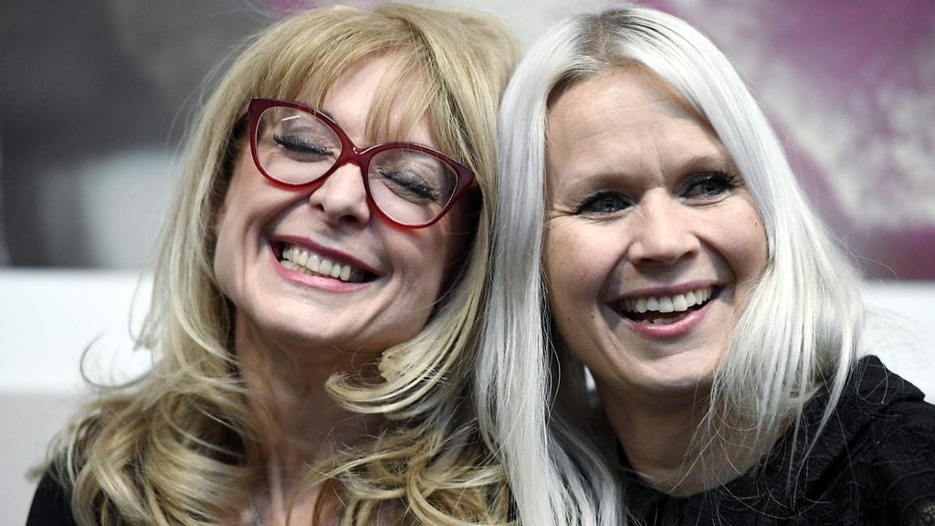 Nina Hartley ja Paola Suhonen Taidehallissa 2.12.2016