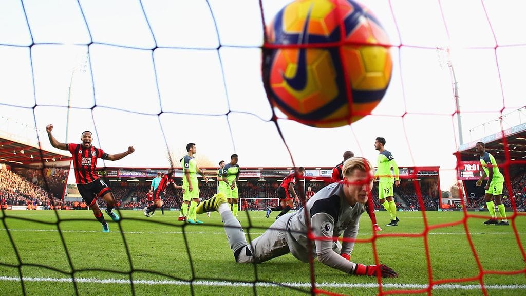 Maalijuhlaa: Bournemouth-Liverpool