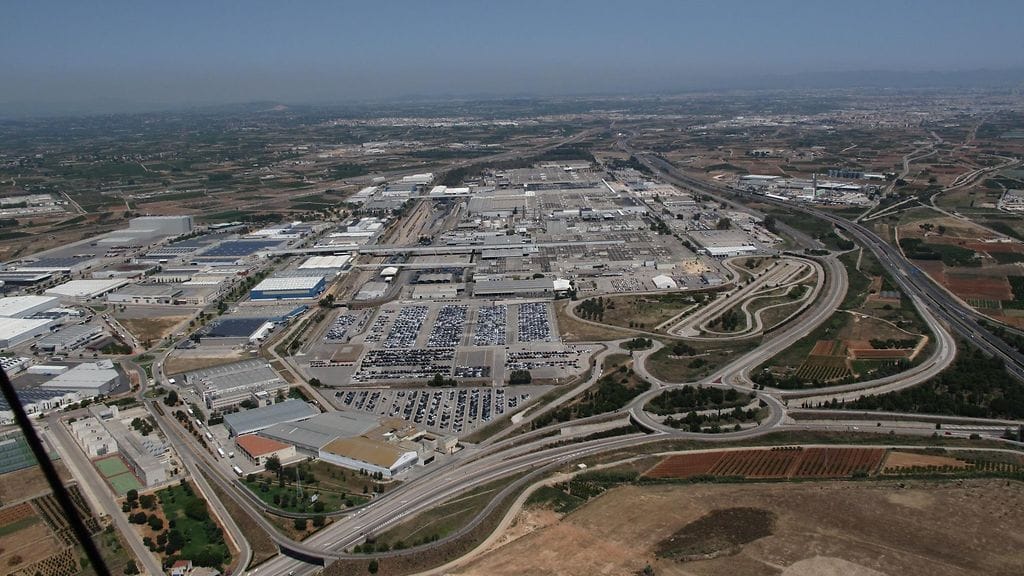 Fordin megatehdas Valenciassa.