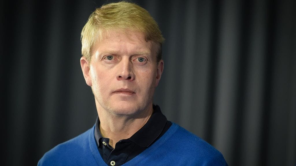 Nuorten Leijonien päävalmentaja Jukka Rautakorpi.