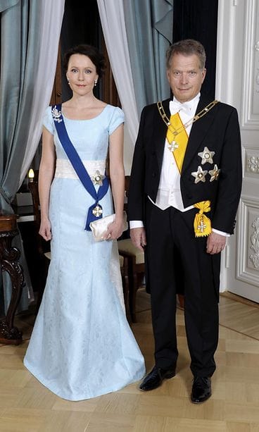 Jenni Haukio ja Sauli Niinistö Linnan juhlat 2014