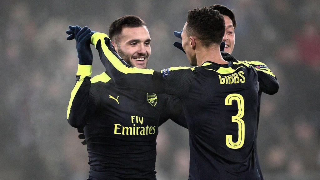 Lucas Perez (vas.) rokotti FC Baselia kahdesti avausjaksolla.