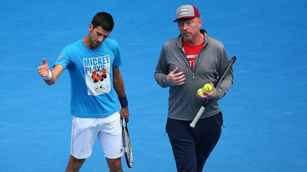 Novak Djokovic ja Boris Becker