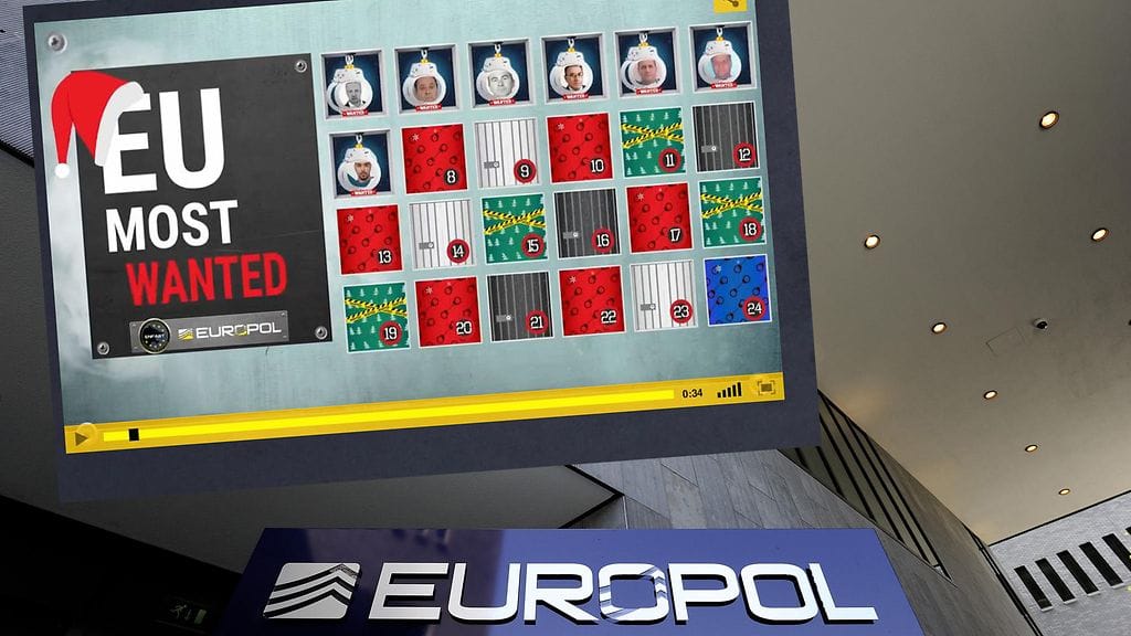 Europol julkaisi "konnakalenterin" joulukuun alussa.