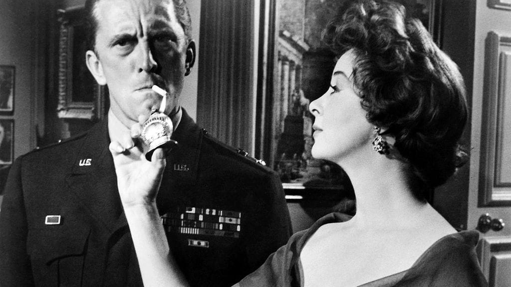 Kirk Douglas, Susan Hayward, 1957