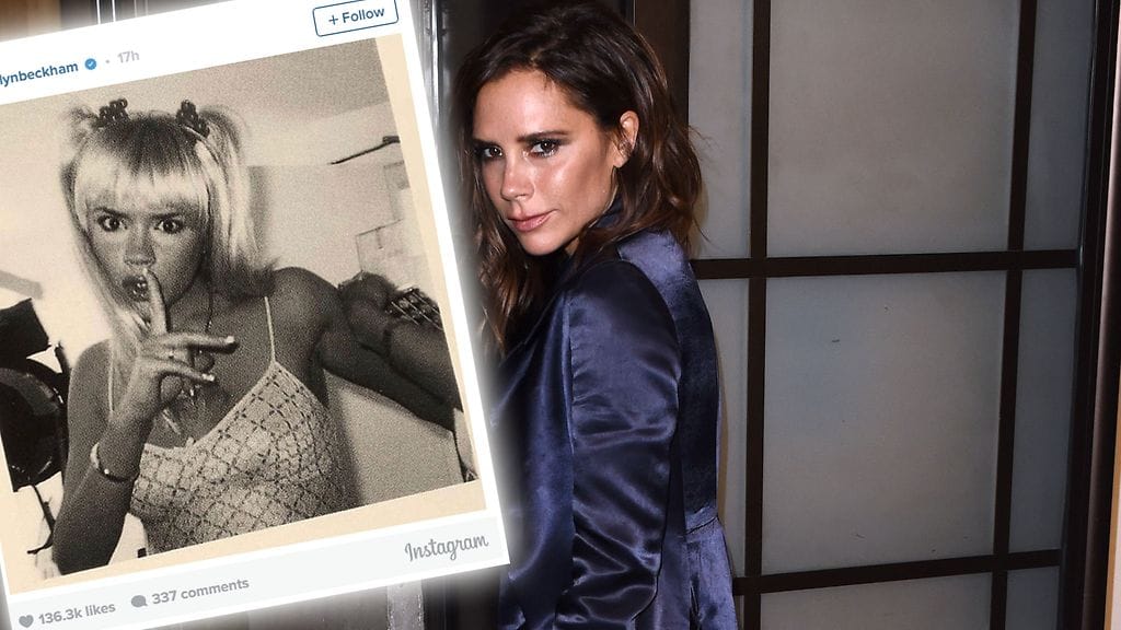 Victoria Beckham noin 20 vuotta sitten ja oikealla kuvattuna syyskuussa 2016.