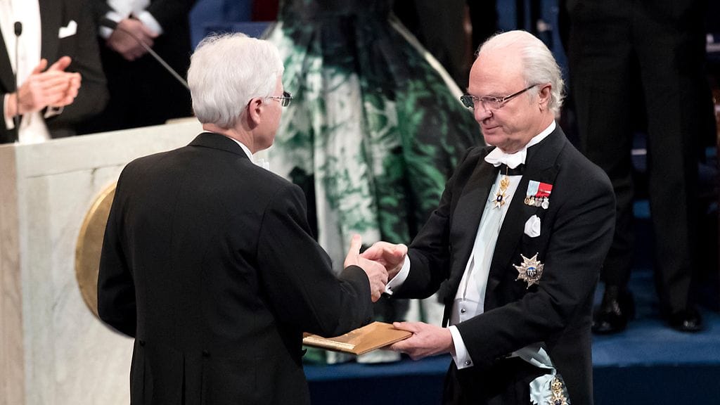 Nobel-gaala 10.12.2016 Kaarle Kustaa ja Bengt Holmström
