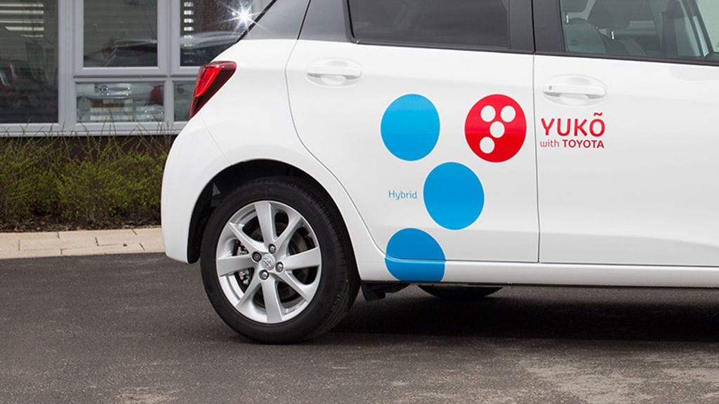 Yuko on Toyotan vastaisku saksalaisvalmistajien yhteiskäyttöpalveluille.