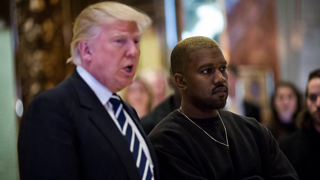 Donald Trump ja Kanye West 13. joulukuuta 2016.