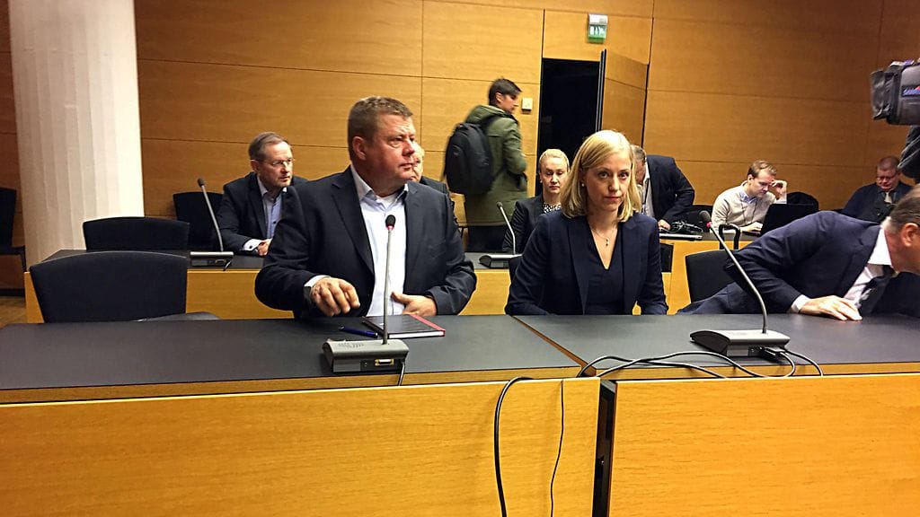 Talvivaaran toimitusjohtaja Pekka Perä oikeudenkäynnissä.
