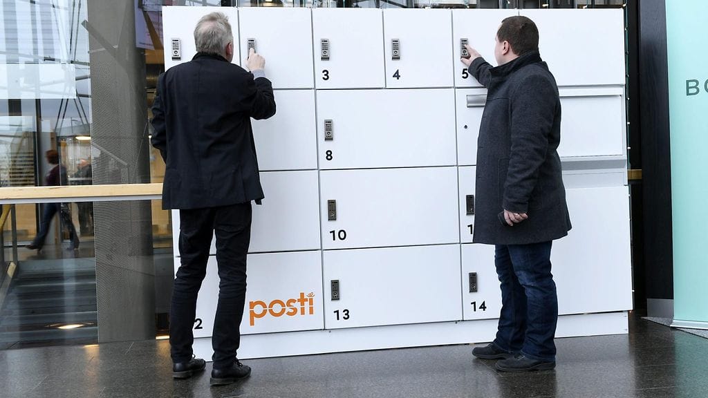 Lokerikko postilokerikko kerrostalo posti