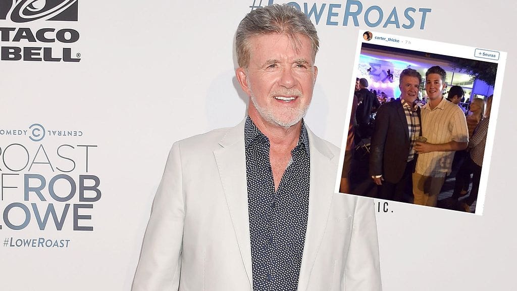 Alan Thicke ja Carte-pojan Instagram-kuva
