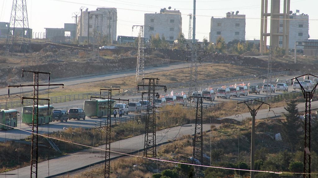 aleppo syyria evakuoinnit