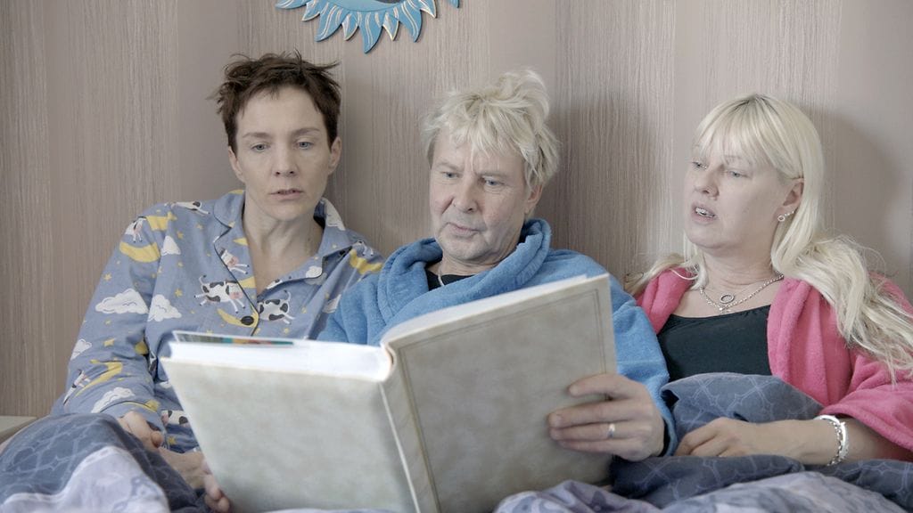 Maria Veitola vieraili Matti Nykäsen luona yökylässä vuonna 2017.