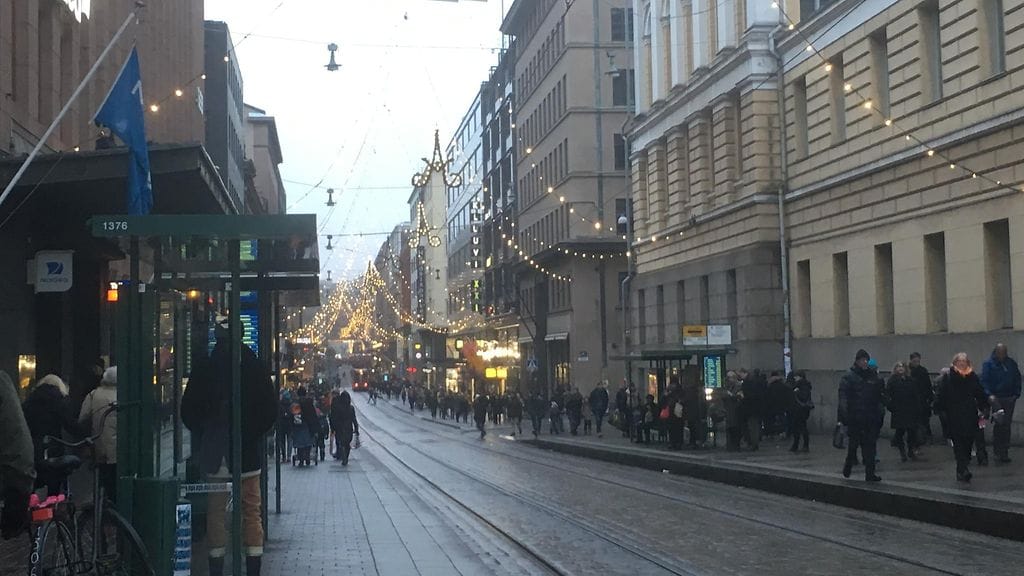 Joulumarkkinat, joulukauppa, Aleksanterinkatu