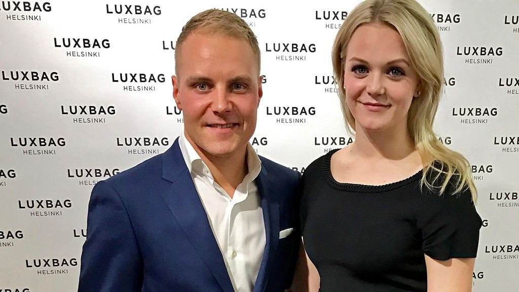 Valtteri ja Emilia Bottas pääkuvaan sopiva