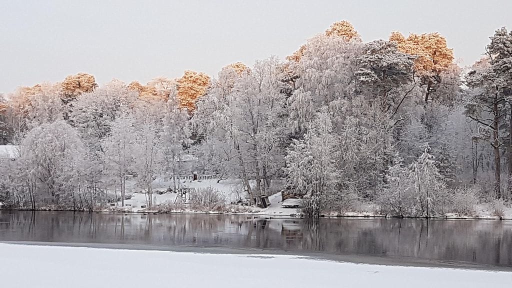 ouljoen komeaa maisemaa.harri mällinen oulu. 17.12.2016