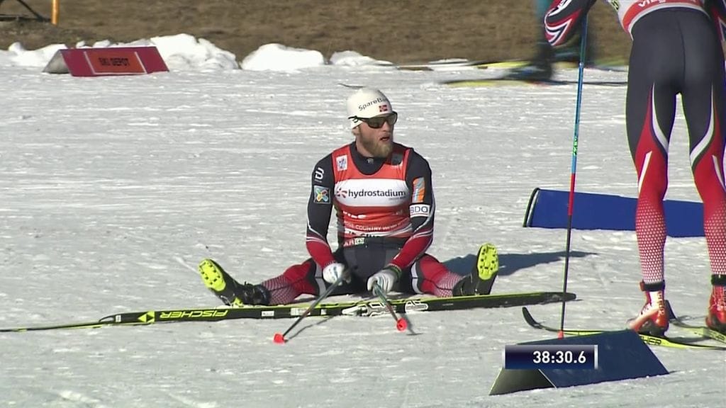 Martin Johnsrud Sundby antoi kaikkensa ladulla.