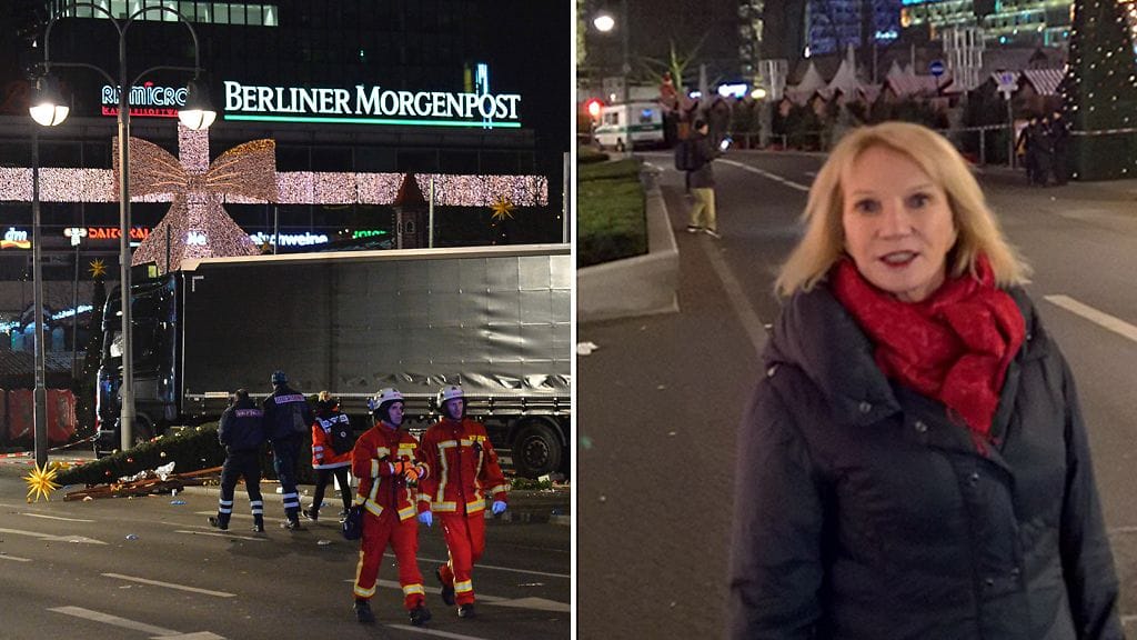 Suomen Berliinin-suurlähetystön lehdistö- ja kulttuurineuvos Merja Sundström oli tapahtuman sattuessa jouluglögeillä vain muutaman kymmenen metrin joulutorista.