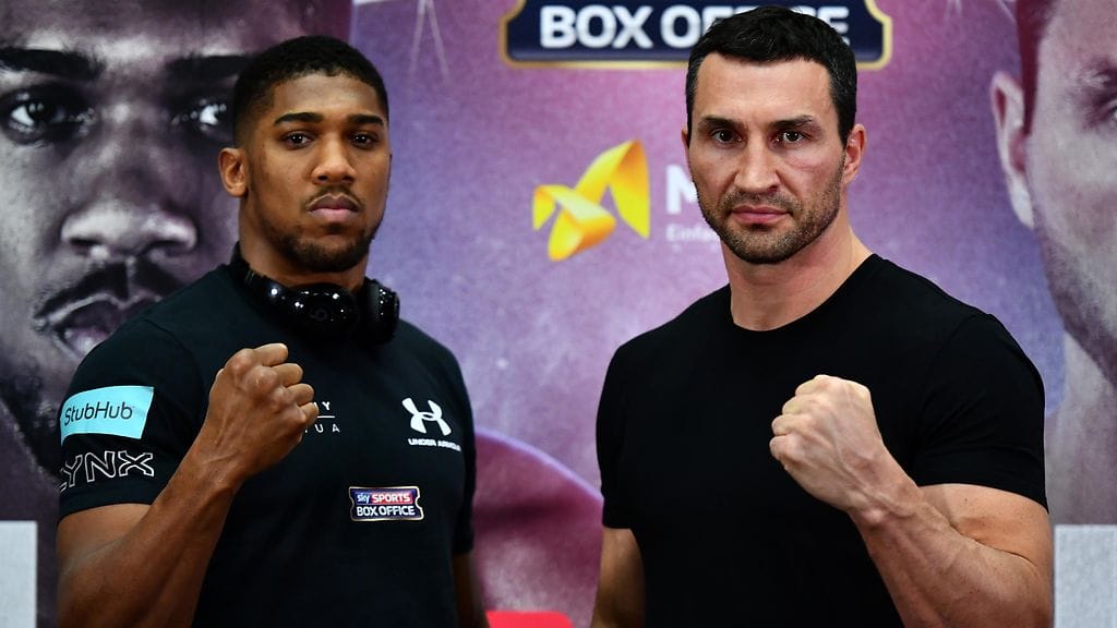 Anthony Joshua ja Vladimir Klitshko iskevät yhteen 29. huhtikuuta.