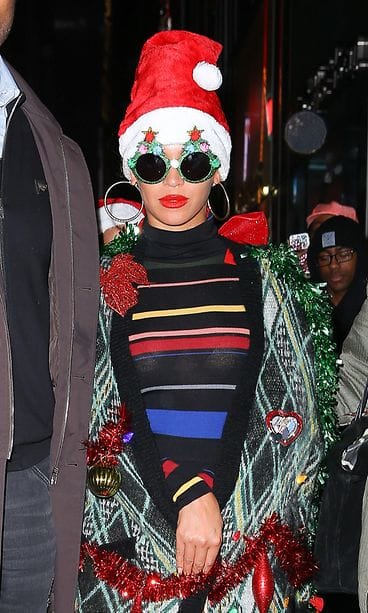 Beyoncen joulutyyli menee hieman pidemmälle.