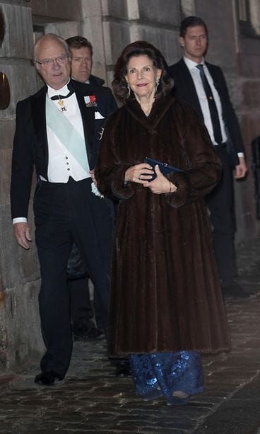 Ruotsin Akatemian gaala 21.12.2016 Kaarle Kustaa ja Silvia