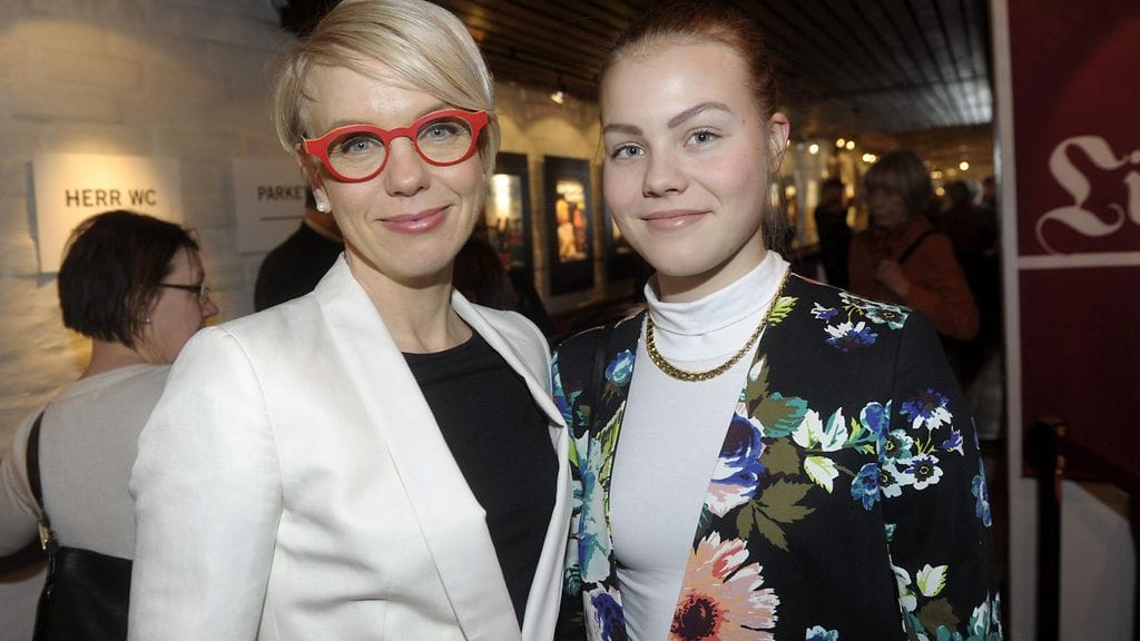 Baba Lybeck ja Alexandra-tytär maaliskuu 2013