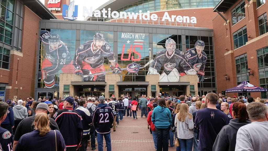 Columbuksen kotihalli Nationwide Arena.
