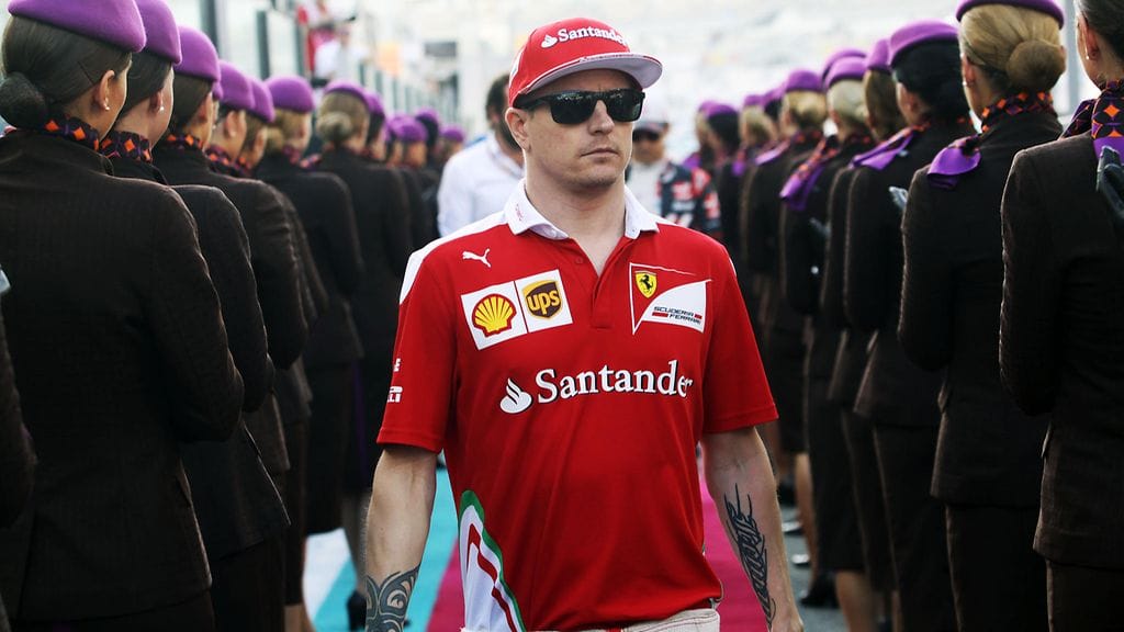 Kimi Räikkönen jatkaa Ferrari-kuskina myös ensi vuonna.