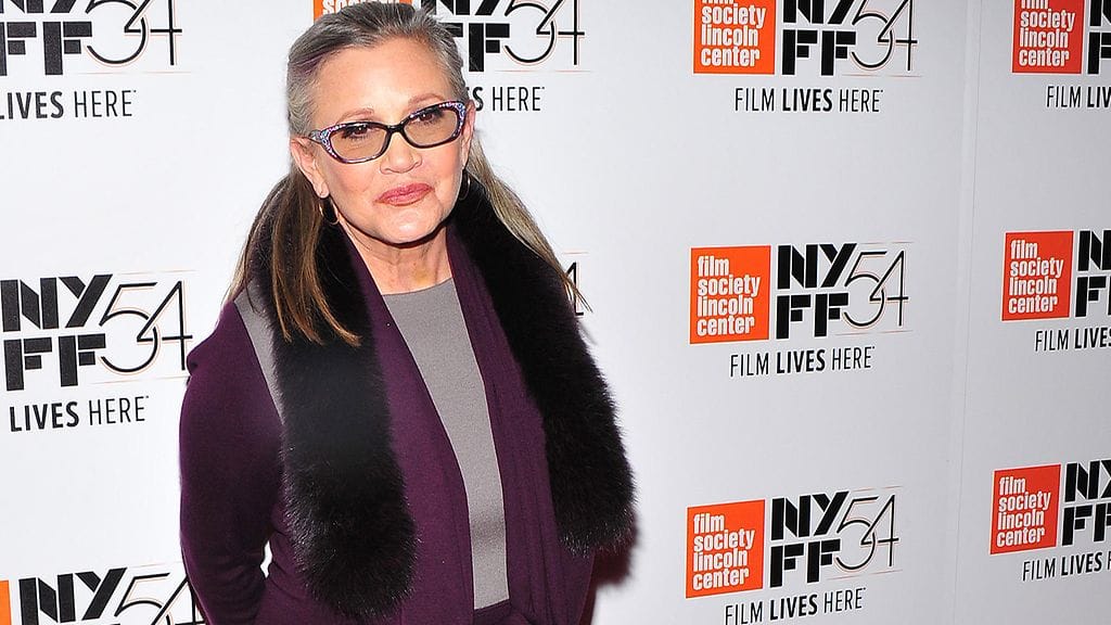Carrie Fisher lokakuussa 2016.
