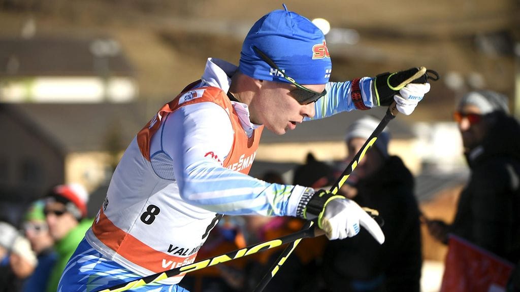 Matti Heikkinen Val Mustairin laduilla lauantaina.