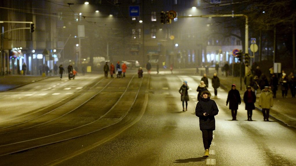 Uuden vuoden juhlintaa Helsingissä 2016 1