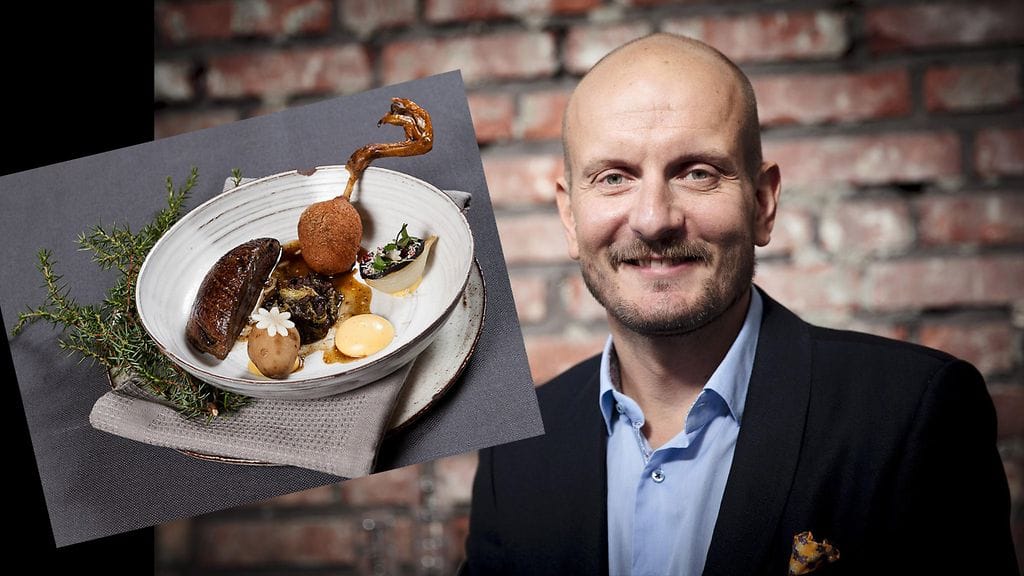 Hans Välimäki nimesi suosikikseen helsinkiläisravintola Grönin. Kuvassa ravintola Grönin keittiömestari Toni Kostianin semifinaaliannos Vuoden Kokki 2016 -kilpailuista.